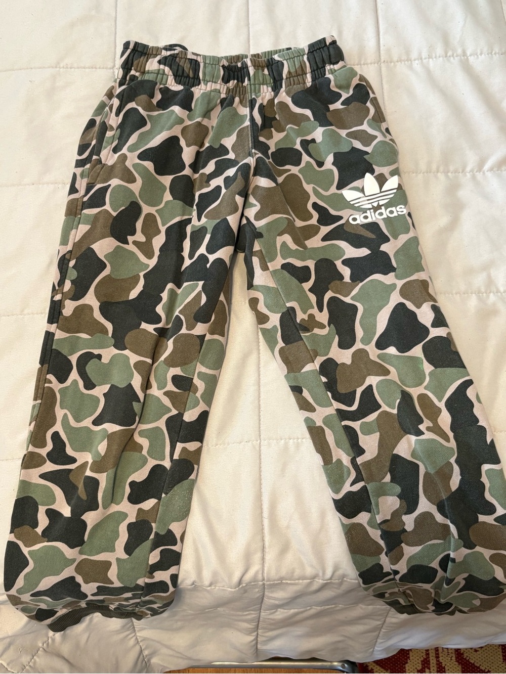 Adidas Camo Track Pants - Green Camo